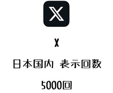 X日本人からの表示回数を増やします イメージ1