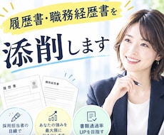 履歴書・職務経歴書の添削をします 現役大手agent/企業目線で書類通過率UPする経歴書の添削