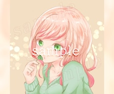 好きなキャラで！やわらかい雰囲気のアイコン描きます イメージ1