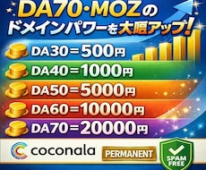 DA PA ドメイン権限を強化 70 mozます イメージ1
