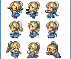 アイコン・キャラクター等　ドット絵描きます ＲＰＧツクール素材対応／オリジナル・版権・商用