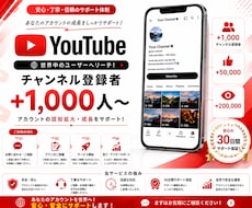 初出品セール⭐️YouTube登録者数増やします イメージ1