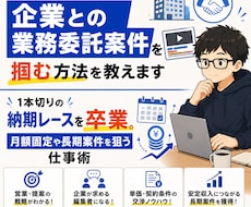 単発動画編集から業務委託案件を掴む方法を教えます 1本切りの納期レースを卒業。月額固定や長期案件を狙う仕事術
