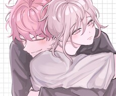 カップル、夢絵イラストお描きします イメージ1