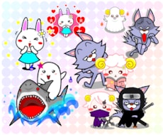 短納期、プロの絵師がオリジナルイラスト描きます 権利等、後々もめたくない。可愛いキャラクターがほしいあなたへ
