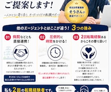医療職専用のキャリア相談に乗ります イメージ1