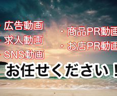 お店・商品・YouTubeなどのPR動画作成します イメージ1