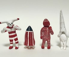 粘土で手作りフィギュアつくります あなたのアイデアやイラストを、手仕事で立体にします。