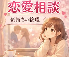 恋愛のモヤモヤや不安をチャットで整理します イメージ1