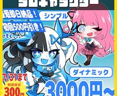 7月末まで割引中！SDキャラ描きます イメージ1