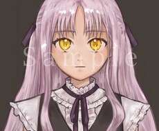 リッチなタッチでお手頃なSNSアイコン描きます イメージ1