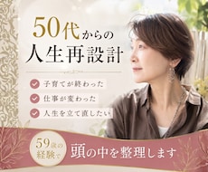 50代からの人生再設計｜頭の中を整理します イメージ1