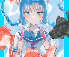 商用可能な女の子の一枚絵をお描きします 低価格高品質で自由に使える美少女イラスト