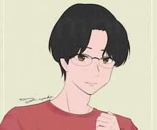 お仕事向けシンプルな似顔絵アイコン描きます イメージ1