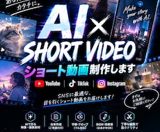 AIを活用してショート動画を制作します イメージ1