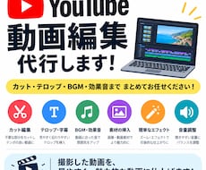 YouTube・ショート動画を編集します イメージ1