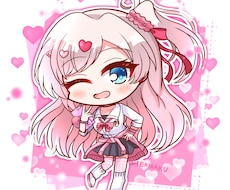全身の可愛いデフォルメキャラ制作致します 立ち絵・ゲーム・キャラクターデザイン・グッズ制作用など
