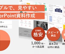 シンプルで、わかりやすいスライド資料を作ります