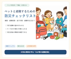 ペットと迷わず避難する防災手順をまとめます 備蓄・避難先・避難所での行動がこれ一冊でわかります