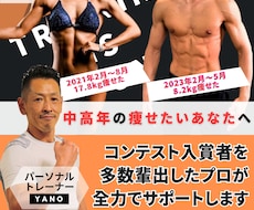 中高年必見！プロが1ヶ月ダイエットをサポートします イメージ1