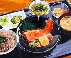 食べ物のイラストお描きします イメージ1