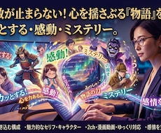 スカッとする・感動・ミステリー物語台本執筆します 視聴者を釘付け！スカッとする・感動・ミステリー動画の物語台本