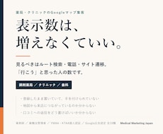 薬局クリニックのGoogleマップ集客を整えます イメージ1