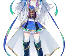 キャラクターイラスト描きます TRPG等立ち絵などにもおすすめ(商用利用可能)