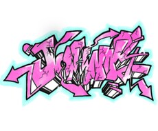 ストリート系のグラフィティーデザインを描きます イメージ1