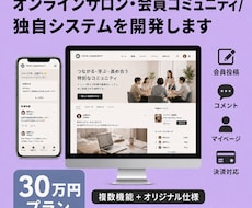 独自仕様のウェブシステムを開発します 複数の機能を組み合わせ、事業独自の画面や機能を実装します