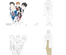 シンプルで小洒落たアイコン描きます 最低3パターンはお送りいたします。