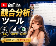 YouTube人気動画リサーチ1分でできます イメージ1