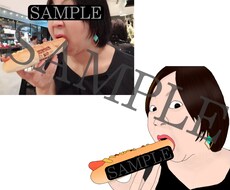 お写真を元に似顔絵つくります イメージ1