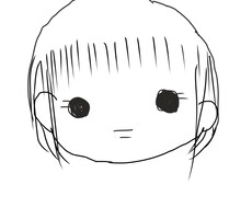小さい子供のような童顔な女の子描きます イメージ1