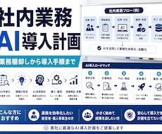 社内業務のAI導入計画を作成します イメージ1