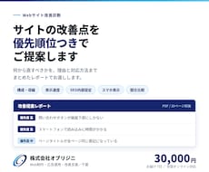 サイトの改善点を診断しご提案します イメージ1