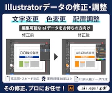 Illustratorデータを修正・調整します イメージ1