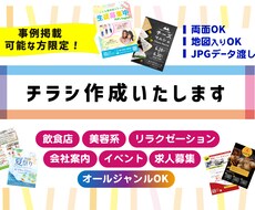 ジャンル問わずチラシ作成いたします イメージ1