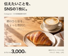 SNS投稿画像を1枚から制作します イメージ1