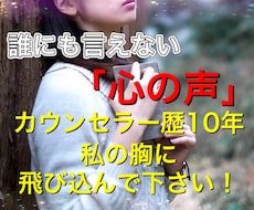 カウンセラー歴10年！あなたの「心の声」聞きます イメージ1