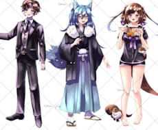 IRIAM用の立ち絵描きます イメージ1