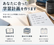 受験・資格の学習計画を作ります イメージ1