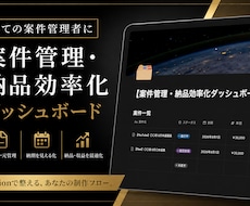 Notionで案件タスク一括管理ツール構築します イメージ1