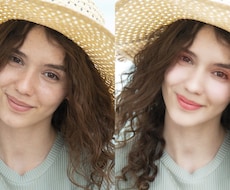 美肌修正、ワンランクアップの写真に仕上げます イメージ1