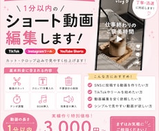 1分以内のshort動画編集します イメージ1