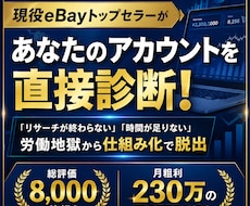 現役eBayトップセラーがアカウント改善診断します 総評価8千超！eBayトップセラーが業務の無駄を暴きます