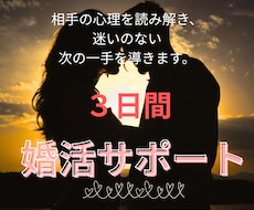 相手の心理を読み解き、迷いのない次の一手を導きます 【3日間婚活サポート】すれ違い・関係の停滞・迷いを解消