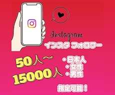インスタのフォロワー増やします イメージ1