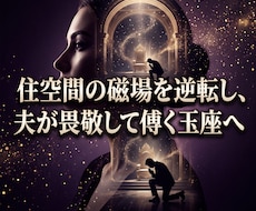 家政婦扱いの因縁を断ち高次波動で家庭を掌握します 家族の犠牲になる日々は終結。夫が畏敬し傅く絶対女王の玉座へ