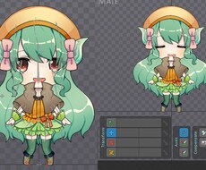 イラストを動かします イラストに命吹き込みます！(デフォルメやモンスターなど)